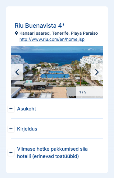 Hotel info