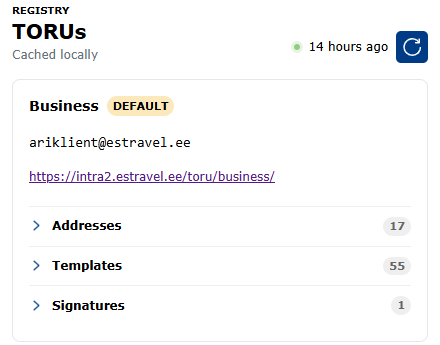 TORU registry